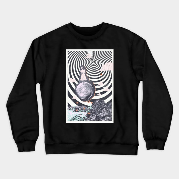 SPACE SINGER Crewneck Sweatshirt by Showdeer